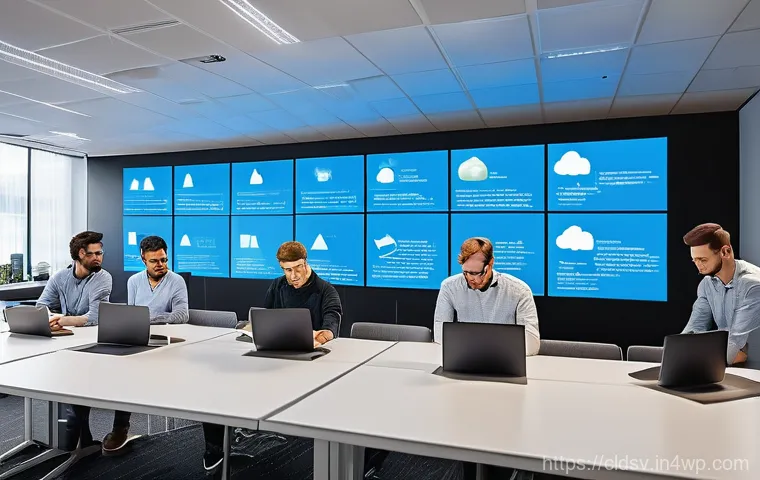 클라우드 네이티브 데이터베이스 선택 가이드 - **Prompt 1: The Agile Cloud-Native Data Landscape**
An energetic, diverse team of IT professiona...